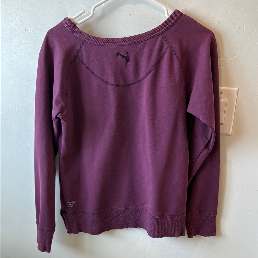 PUMA Plum Crewneck Sweatshirt - Picture 3 of 6